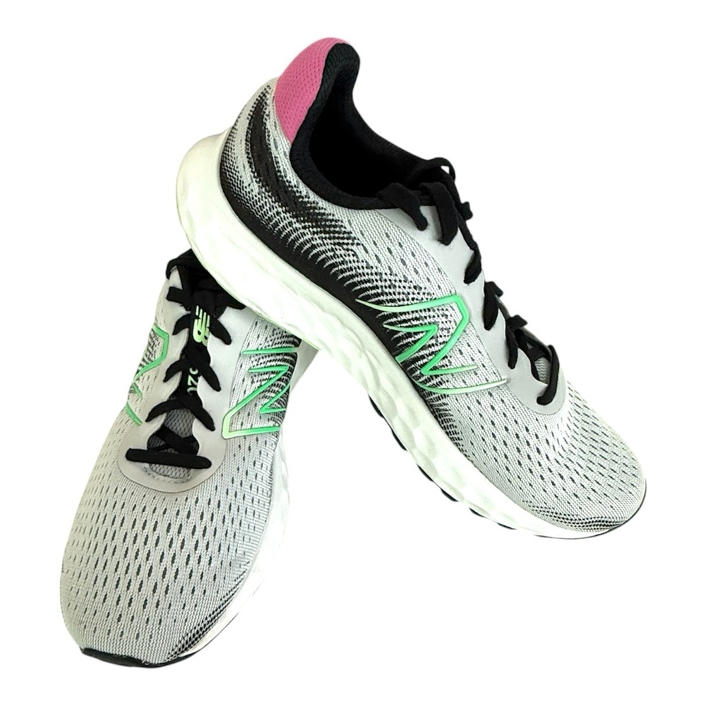 New Balance 520 V8 Running Shoes Raincloud Green Aura Pink Women's Size 8 - Picture 2 of 12